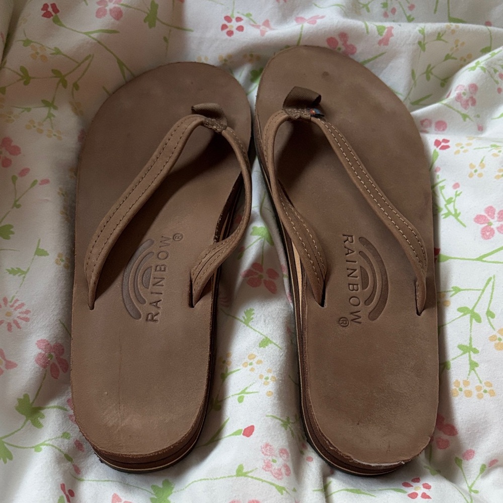 Rainbow Women's Tan Sandals
